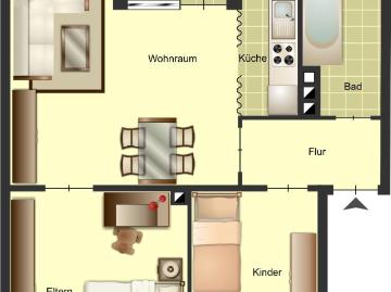 Apartment for rent in Obermeiderich