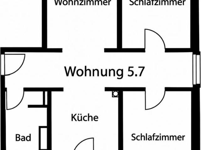 3 Zimmer Wohnung in Frankfurt Niederrad Mit EBK