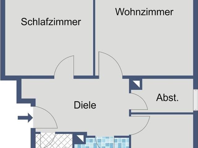 3 Zimmer Wohnung in Frankfurt Schwanheim mit Balkon und Keller