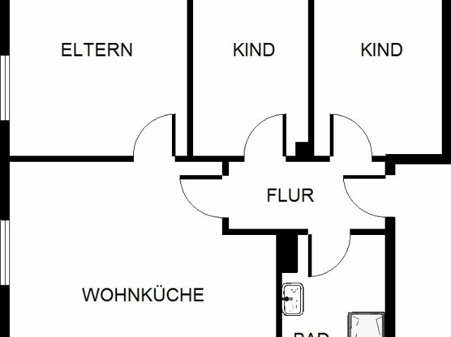 3 Zimmer Wohnung in Gelsenkirchen Scholven