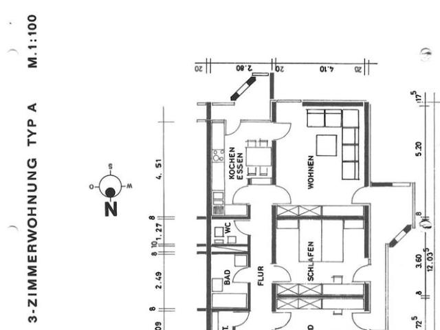 3 Zimmer Wohnung in Karlsruhe Rintheim Ohne Provision