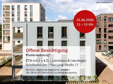 3 Zimmer Wohnung in Leinfelden Echterdingen »Schelmenäcker Haus 6, preisgedämpft«