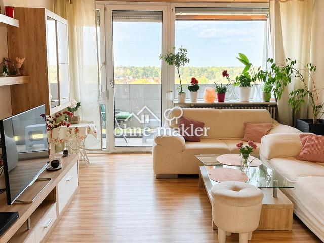 3 Zimmer Wohnung in ruhiger Lage mit Weitblick