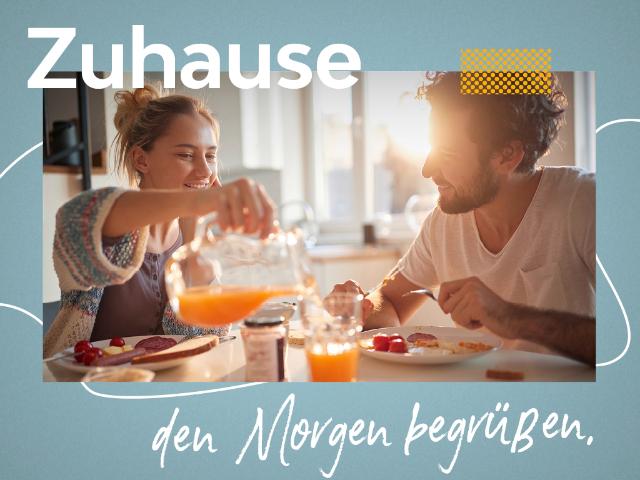Ankommen & Wohlfühlen: Helle 3 Zimmer Wohnung mit Blick ins Grüne