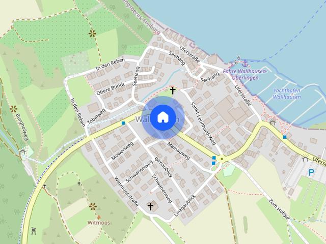 3 Zimmer Wohnung in Wallhausen mit Gartenterrasse & herrlicher Teil Seesicht