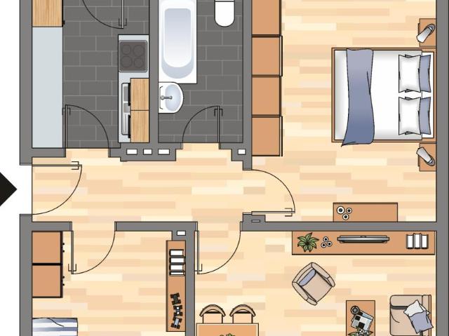 3 Zimmer Wohnung in Wilhelmshaven City