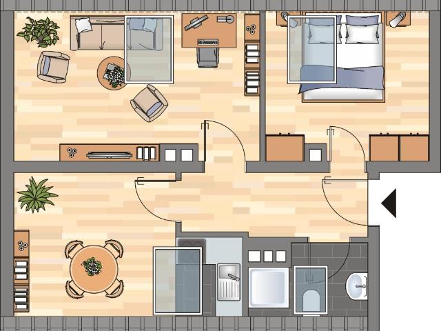 3 Zimmer Wohnung in Wilhelmshaven Fedderwardergroden zu vermieten