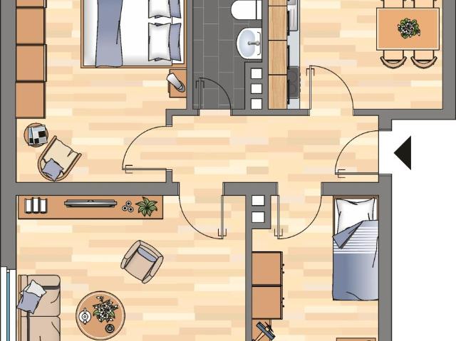 3 Zimmer Wohnung in Wilhelmshaven Fedderwardergroden