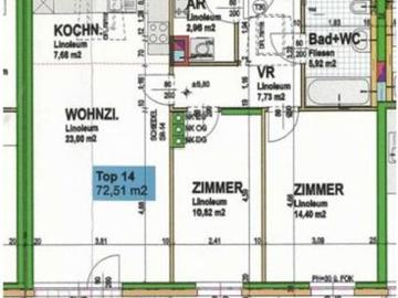 3 Zimmer Wohnung in zentraler Lage in Mistelbach