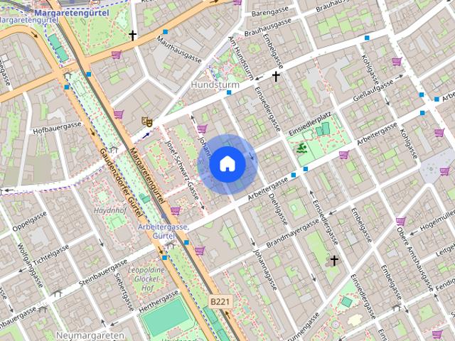 3 Zimmer Wohnung, innenstadt, all inkl neubau, saniert, Loggia, Innenhof