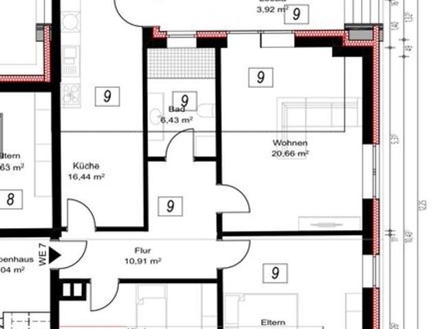 3 Zimmer Wohnung Kernsaniert in Langenau