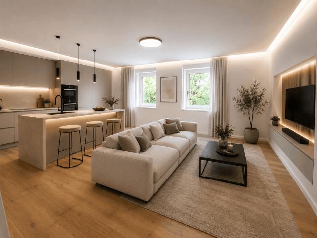 3 Zimmer Wohnung kernsanierter Erstbezug