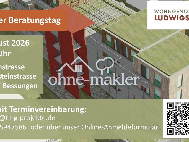 3 Zimmer Wohnung WBS/GEK im Wohnquartier: Mehr als Wohnen Gemeinsam Zuhause Ludwigshöfe LH