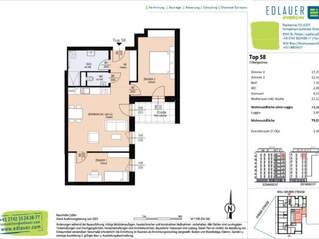 3 Zimmer Wohnung Wohnen am Park!