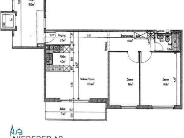 3 Zimmer Wohnung
