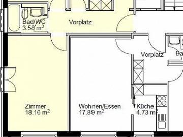 3 Zimmer Wohnung