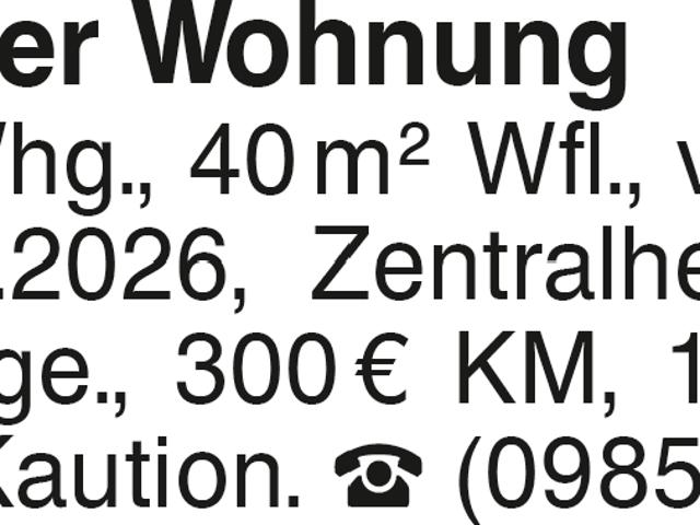 3 Zimmer Wohnung