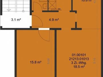 3 Zimmer Wohnung