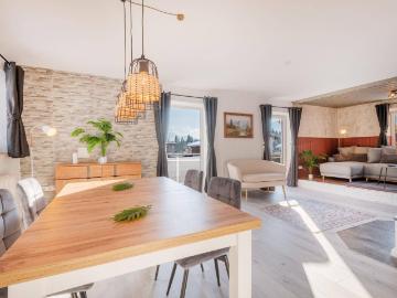 3 Zimmer Wohnung 90qm voll moebliert mit Balkon in Lechaschau