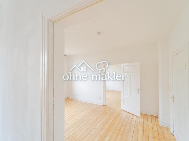 3 Zimmer Altbauwohnung, 91 m², mit Balkon und Gemeinschaftsgarten