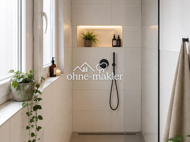 3 Zimmer Dachgeschosswohnung mit Einbauküche in Steinfurth