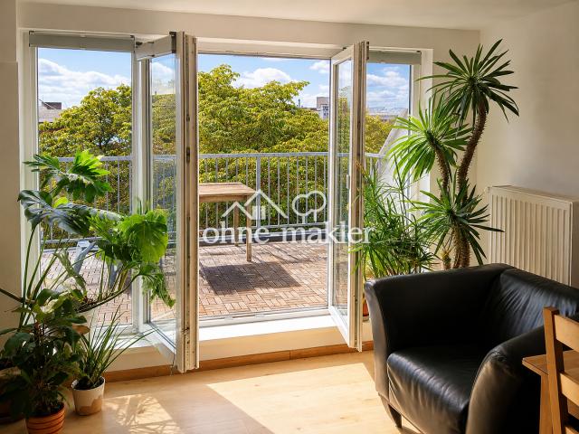 3 Zimmer Dachgeschosswohnung mit großer Sonnenterrasse im Arnimkiez