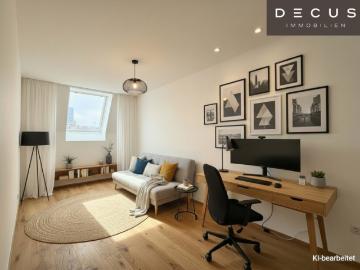 3 zimmer dachgeschosswohnung | mit ruhige terrasse | im herzen von leopoldstadt