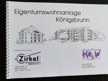 3 Zimmer Dachgeschoßwohnung, 65 qm mit Balkon und Badewanne