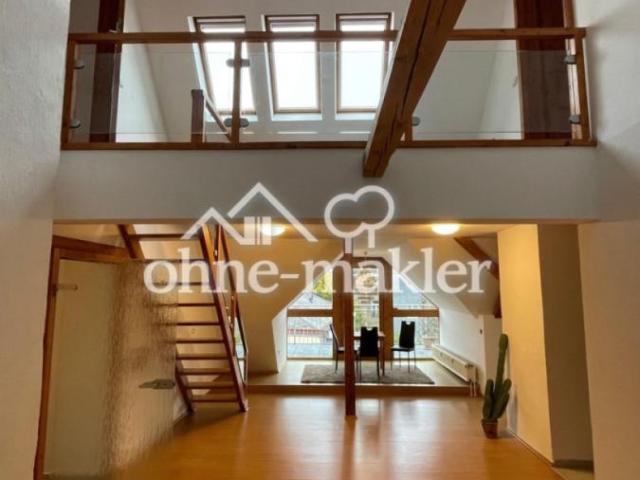 3 Zimmer Dachgeschoss Maisonette Wohnung Altbau Innenstadt