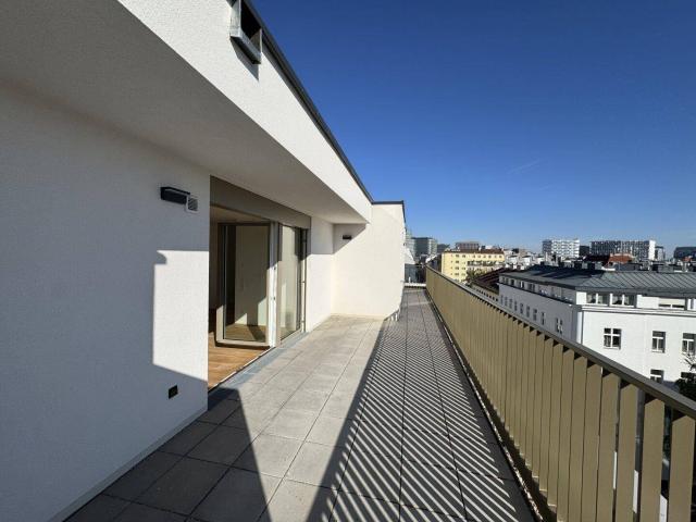 3 ZIMMER DACHGESCHOSS MIT 28,94 m² FREIFLÄCHE | U1 KEPLERPLATZ | NEUBAU