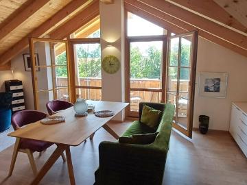 3 Zimmer Dachgeschoss Wohnung mit Balkon in Ried Kochel am See