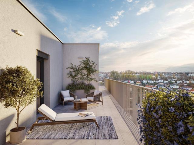 3 Zimmer DG Wohnung mit großer Terrasse im Erstbezug Top 2/71