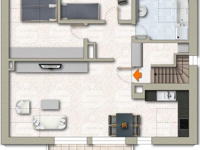 3 Zimmer DG Wohnung Freiburg Wiehre