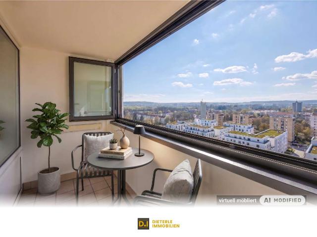 3 Zimmer, Energieeffizienzklasse A, Panorama Aussicht, Loggia/Wintergarten