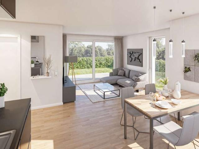 3 Zimmer Erdgeschosswohnung mit Gartenanteil