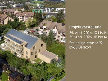 3½ Zimmer Erdgeschosswohnung mit Gartenidylle in Berikon