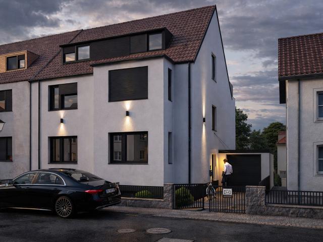 3 Zimmer Erstbezug nach Kernsanierung KFW 55EE Premium Erdgeschosswohnung mit privatem Garten