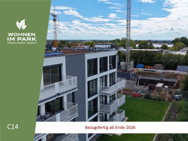 3 ZIMMER ETW IM 2. OG MIT BALKON WOHNEN IM PARK IN LANGENAU C14