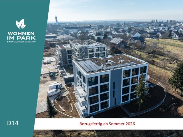 3 ZIMMER ETW IM 2. OG MIT BALKON WOHNEN IM PARK IN LANGENAU D14