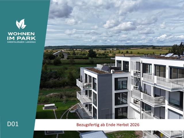 3 ZIMMER ETW MIT GARTENANTEIL WOHNEN IM PARK IN LANGENAU D01