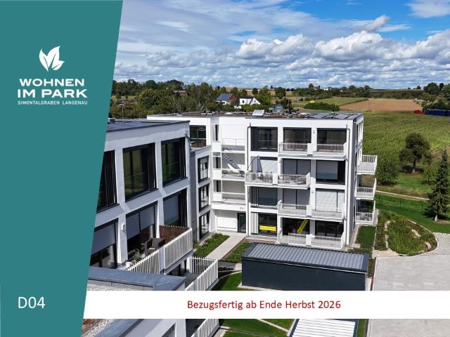 3 ZIMMER ETW MIT GARTENANTEIL WOHNEN IM PARK IN LANGENAU D04