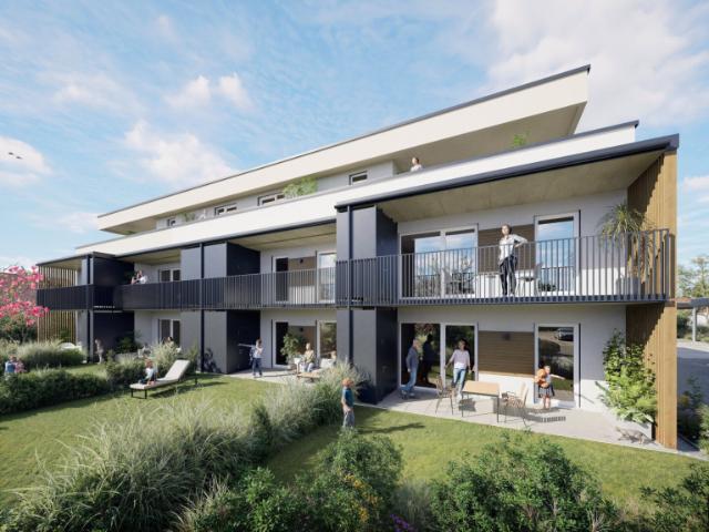 3 Zimmer Gartenwohnung | ca. 70 m² | Terrasse & Eigengarten | Neubau