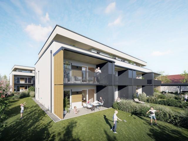 3 Zimmer Gartenwohnung | Ca. 70 m² | Terrasse & Eigengarten | Neubau