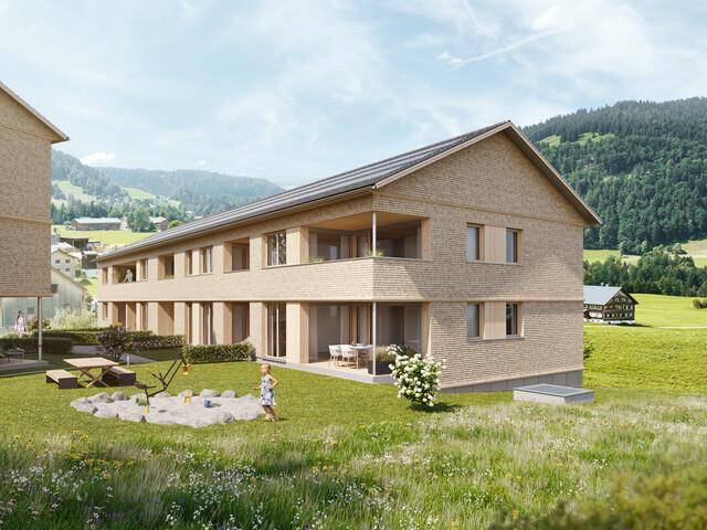 3 Zimmer Gartenwohnung /Top 6 /Mehrwohnhaus Hittisau Nordhalden