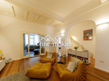 3 Zimmer im Altbremer Haus: repräsentativ, stilvoll, großzügig