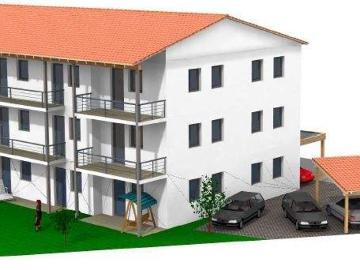 3 Zimmer im EG mit Terrasse und Garten Neubau KfW 40 Effizienzhaus mit 9 WE