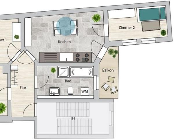 3 Zimmer, Küche, Bad in guter Lage im Paulusviertel. Familientauglich und mit Balkon!