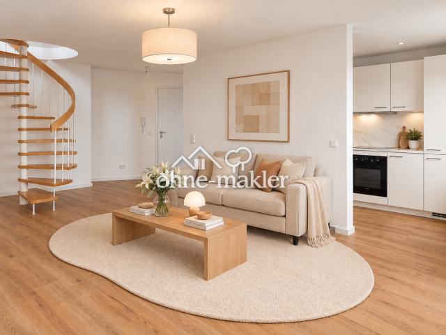 3 Zimmer Maisonette Wohnung | Erstbezug nach Modernisierung | Balkon & Dachterrasse