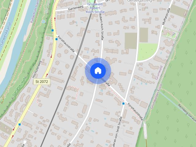 3 Zimmer Maisonette Wohnung mit Terrasse+ Loggia in Grünwald Ortsteil Geiselgasteig Verkauf möglich