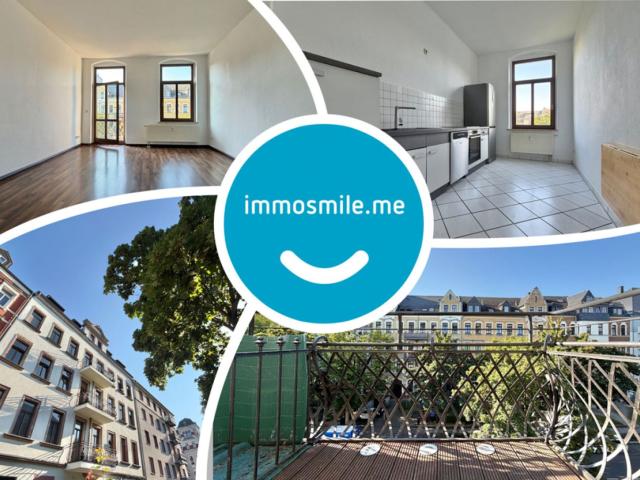 3 Zimmer • mit Balkon • Einbauküche • auf dem Kaßberg • in Chemnitz • zur Miete • ab sofort frei! ID: 3525